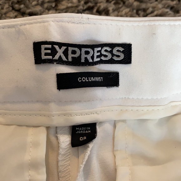 EXPRESS white columnist pant - Picture 3 of 4